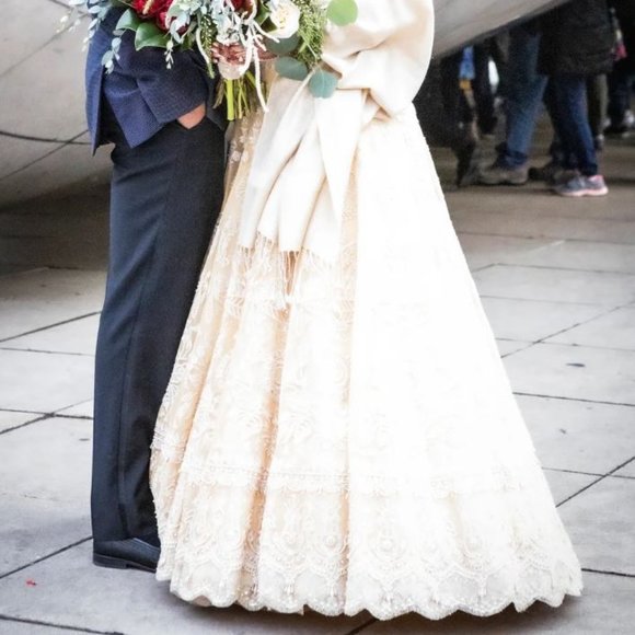 Tarun Tahiliani Embroidered Indian Bridal Gown - Picture 8 of 10